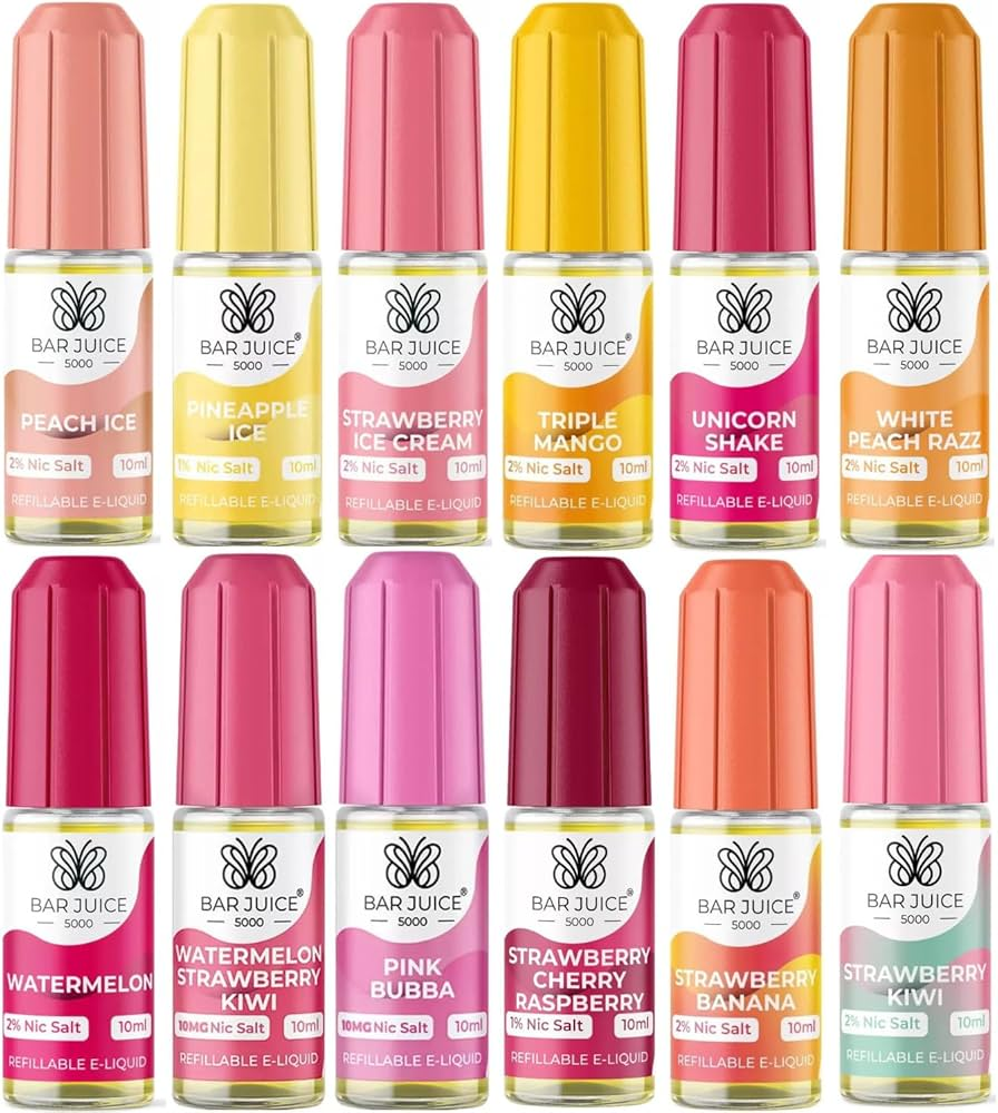 Bar Juice 5000 nic salt 10ml — £4 each or 3 for £10 at Belfield Vape Rochdale vape shop